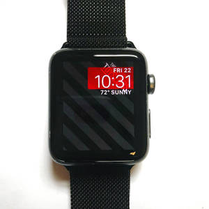 Apple Watch धातु जालीदार फ़िनिश वॉलपेपर — Apple Watch वॉलपेपर