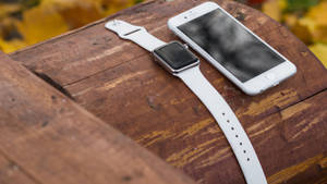 Apple Watch सिग्नेचर सफेद रंग वॉलपेपर — Apple Watch वॉलपेपर