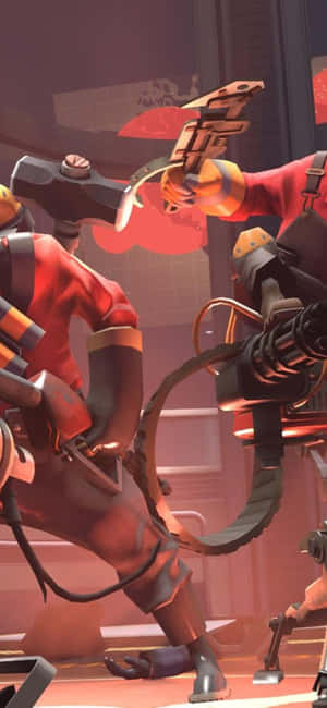 iPhone Xs Team Fortress 2 बैकग्राउंड — Motorola Edge वॉलपेपर