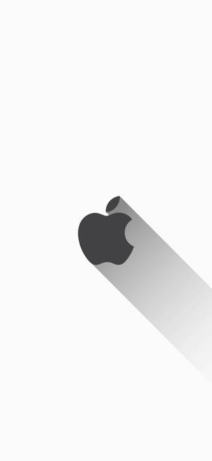 सफेद iPhone Apple लोगो — गैलेक्सी S24+ वॉलपेपर