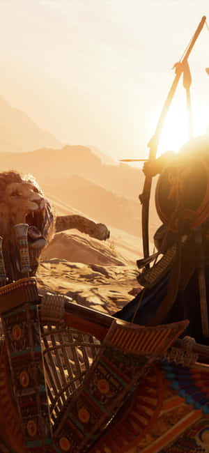 Iphone X Assassin's Creed Origins पृष्ठभूमि — आईफोन 14 प्लस वॉलपेपर