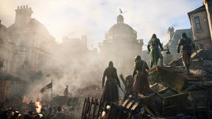 Assassin's Creed Unity Revolution 4k गेमिंग वॉलपेपर