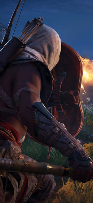 Iphone X Assassin's Creed Origins पृष्ठभूमि — Zenfone 11 Ultra वॉलपेपर