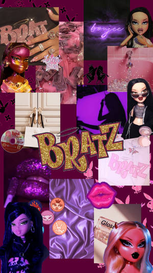 Bratz सौंदर्य कोलाज वॉलपेपर — Bratz एस्थेटिक वॉलपेपर