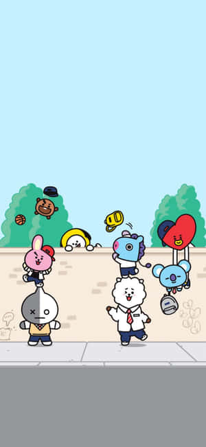 Bt21 तस्वीरें — आईफोन 14 प्रो वॉलपेपर