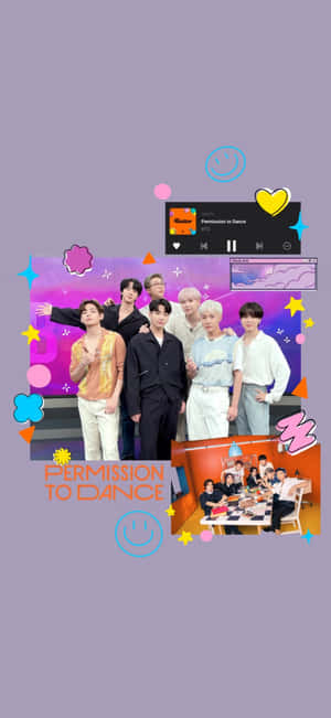 BTS Permission To Dance — आईफोन एक्सएस वॉलपेपर