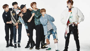 BTS डेस्कटॉप सदस्य V पर हैरान — बीटीएस डेस्कटॉप वॉलपेपर