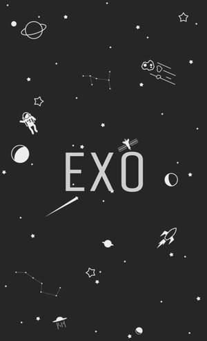 EXO गैलेक्सी फैन आर्ट वॉलपेपर — मोटो पैड 60 नियो वॉलपेपर