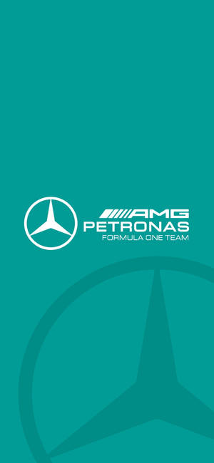 F1 iPhone AMG पेट्रोनास टील लोगो — सैमसंग S23 वॉलपेपर