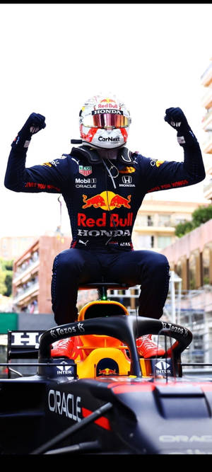 F1 आईफोन मैक्स वेरस्टैपेन मोनाको GP विजय — गैलेक्सी S26 अल्ट्रा वॉलपेपर