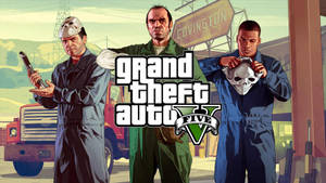 1080P GTA 5 डकैती — जीटीए वॉलपेपर