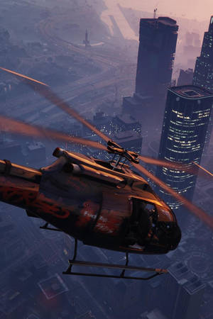 GTA iPhone बज़र्ड हेलीकॉप्टर — जीटीए वॉलपेपर