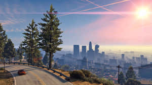 GTA बैकग्राउंड — वीडियो गेम GIF वॉलपेपर