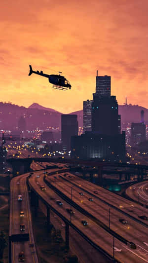 GTA बैकग्राउंड — वीडियो गेम GIF वॉलपेपर