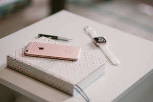 iPhone 6S रोज़ गोल्ड वॉलपेपर — आईफोन 6 वॉलपेपर