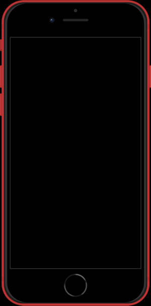 iPhone 8 लाल सामने