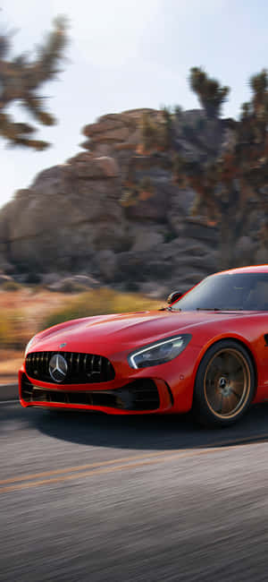 Iphone X Amg Gt-r बैकग्राउंड — Honor Play 60A वॉलपेपर