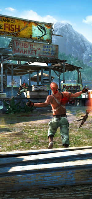 Iphone X Far Cry 3 बैकग्राउंड — Realme Narzo 90X वॉलपेपर
