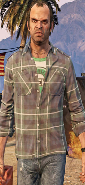 iPhone X Grand Theft Auto V पृष्ठभूमि — ओप्पो F31 Pro वॉलपेपर