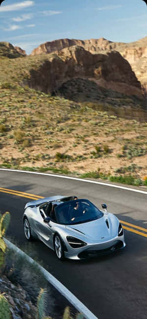 iPhone X McLaren 720s पृष्ठभूमि — आईफोन 14 प्लस वॉलपेपर