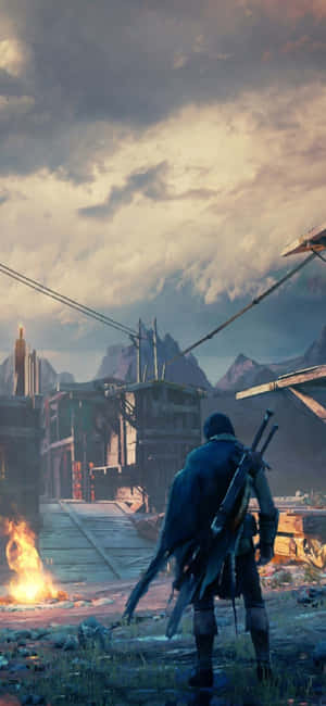 Iphone X Shadow Of Mordor बैकग्राउंड — आईफोन एयर वॉलपेपर