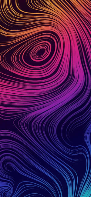 iPhone X एब्सट्रैक्ट स्विर्ल्स — Redmi Note 17 Pro वॉलपेपर