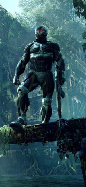 iPhone X Crysis 3 बैकग्राउंड — Realme GT 7T वॉलपेपर