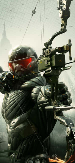 iPhone X Crysis 3 बैकग्राउंड — Zenfone 11 Ultra वॉलपेपर