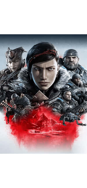 Iphone X Gears Of War 5 बैकग्राउंड — Realme Narzo Power वॉलपेपर