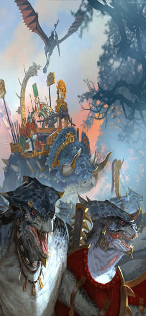 iPhone X Total War Warhammer बैकग्राउंड — Vivo S50 Pro mini वॉलपेपर