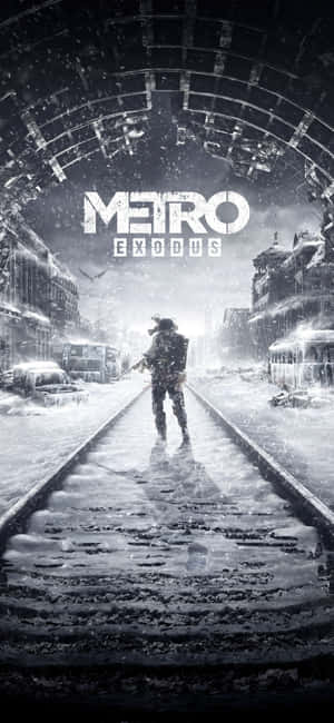 Iphone X Metro Exodus पृष्ठभूमि — आईफोन 16 प्रो वॉलपेपर