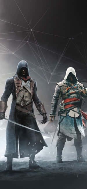 iPhone X Assassin's Creed Origins बैकग्राउंड — गैलेक्सी S26 अल्ट्रा वॉलपेपर