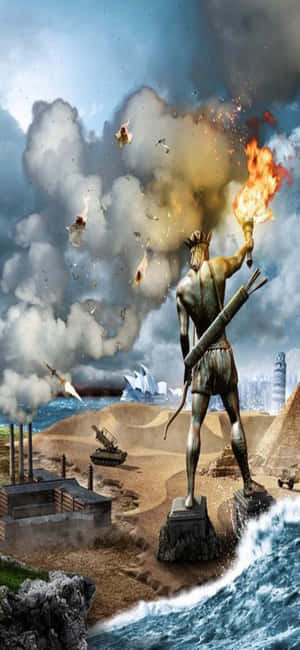 Iphone X Civilization V बैकग्राउंड — पोको X8 वॉलपेपर