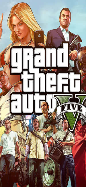 Iphone X Grand Theft Auto V बैकग्राउंड — ओप्पो F33 वॉलपेपर