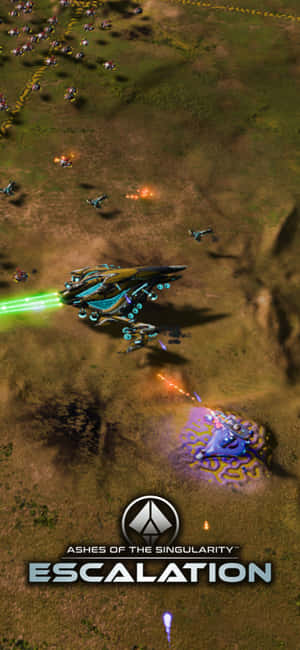 Iphone X Ashes Of The Singularity Escalation बैकग्राउंड — नथिंग फ़ोन (a-सीरीज़) वॉलपेपर
