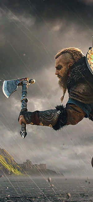 iPhone XS Assassin's Creed Valhalla बैकग्राउंड — सैमसंग गैलेक्सी s20 वॉलपेपर