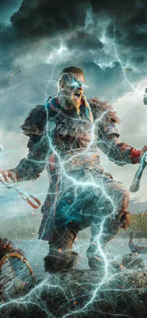 Iphone Xs Assassin's Creed Valhalla बैकग्राउंड — Honor Play 60A वॉलपेपर