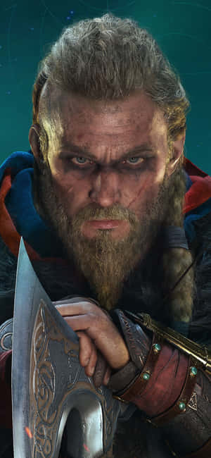 iPhone Xs Assassin's Creed Valhalla बैकग्राउंड — Zenfone 11 Ultra वॉलपेपर