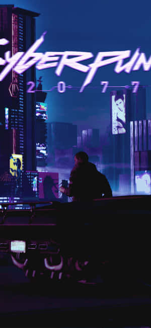 Iphone Xs Max Cyberpunk 2077 बैकग्राउंड — Honor X80 Pro Max वॉलपेपर
