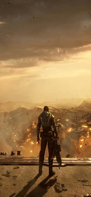 Iphone Xs Max Gears Of War 5 पृष्ठभूमि — Honor Play 60A वॉलपेपर