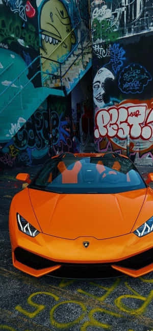 Iphone Xs Max Lamborghini बैकग्राउंड — Vivo X200T वॉलपेपर