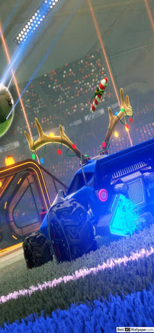 iPhone Xs Max Rocket League बैकग्राउंड — गैलेक्सी S25 एफई वॉलपेपर