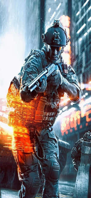 Iphone Xs Max Battlefield 4 बैकग्राउंड — गैलेक्सी S24 एफई वॉलपेपर