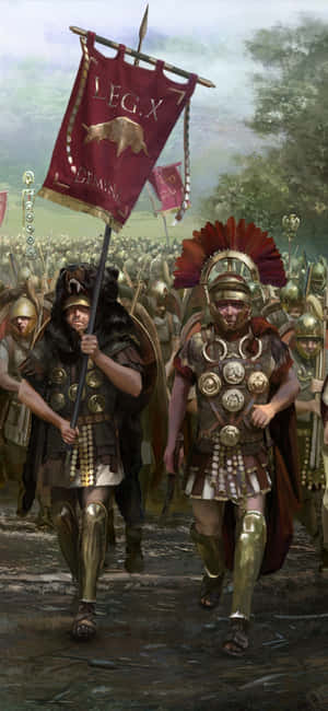 iPhone Xs Total War Rome 2 बैकग्राउंड — गैलेक्सी A55 वॉलपेपर