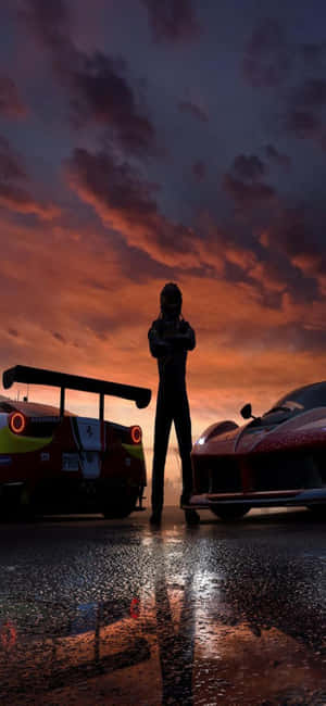 iPhone Xs Forza Horizon 4 बैकग्राउंड — गैलेक्सी S24 एफई वॉलपेपर
