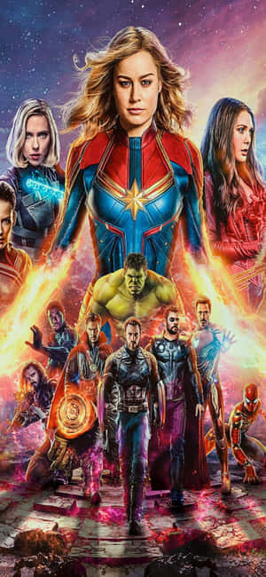 Iphone Xs Marvel's Avengers बैकग्राउंड — 荣耀 Play11 Plus वॉलपेपर