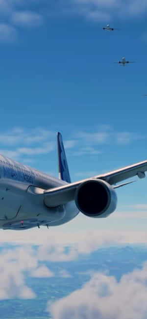 Iphone Xs Microsoft Flight Simulator बैकग्राउंड — आईफोन 17 प्रो मैक्स वॉलपेपर