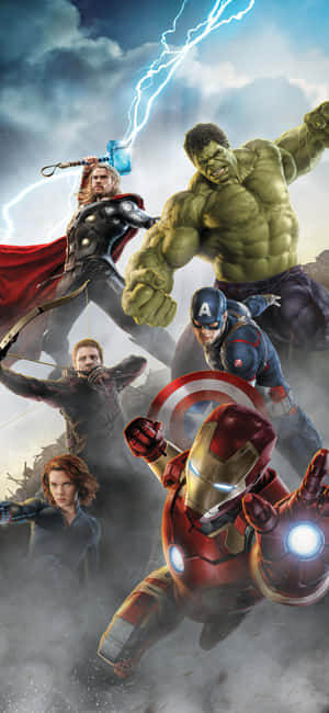 iPhone XS Avengers बैकग्राउंड — आईफोन 14 वॉलपेपर