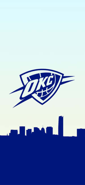 NBA बास्केटबॉल टीम Oklahoma City Thunders का लोगो — Redmi Note 17 Pro Max वॉलपेपर