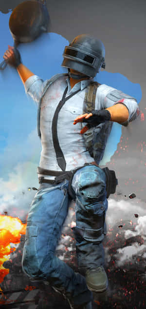 PUBG कॉन्करर फ्राइंग पैन — श्याओमी 18 प्रो मैक्स वॉलपेपर